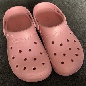 Pink Classic Clog Crocs (Sz M 7, W 9)